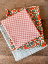 Load image into Gallery viewer, Apples and Gingham Wholecloth Quilt Kit
