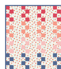 Load image into Gallery viewer, Solids and Strawberries Gladys Quilt Kit-Throw
