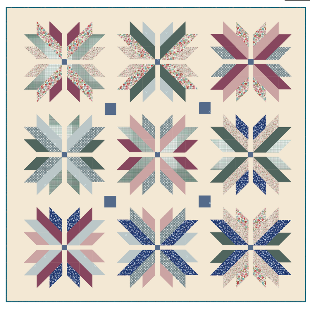 Cotswold Hills: a Lottie Quilt kit